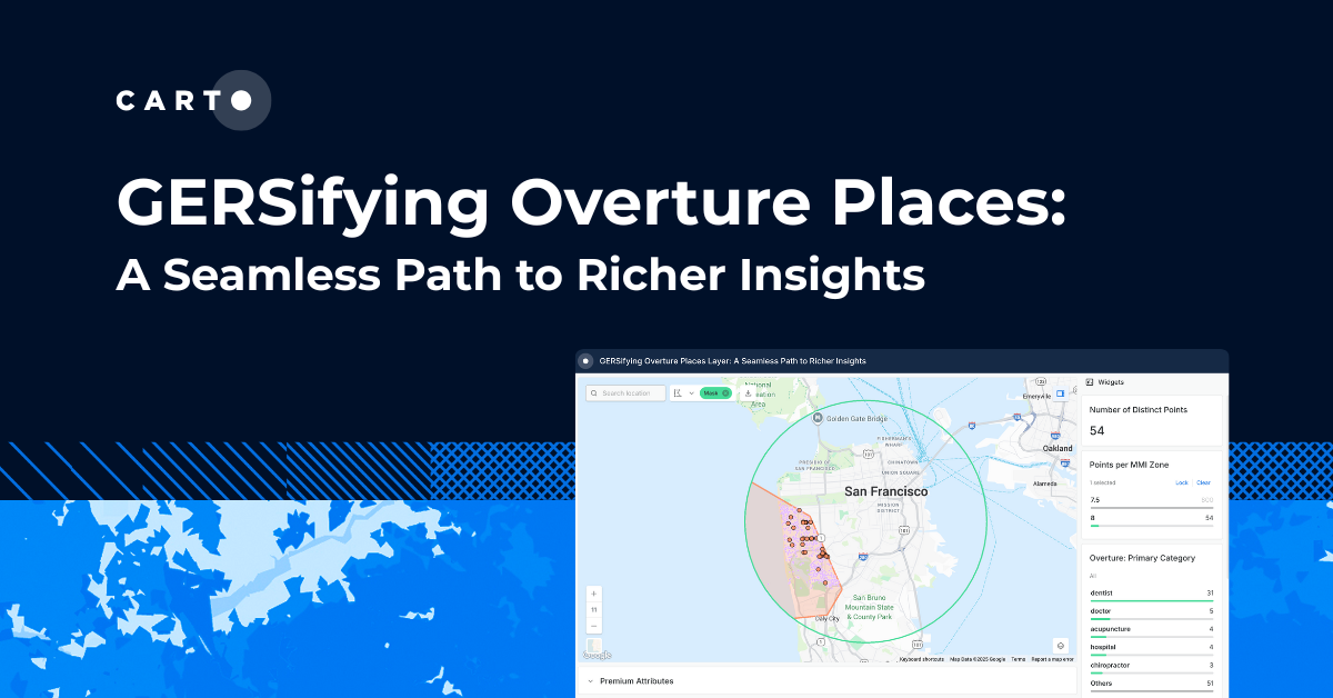 GERSifying Overture Places: A Seamless Path to Richer Insights
